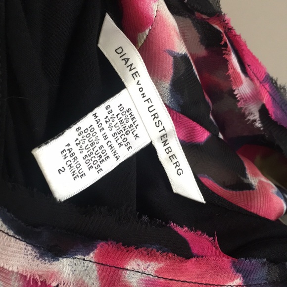 DVF silk top size 2 - Picture 4 of 4